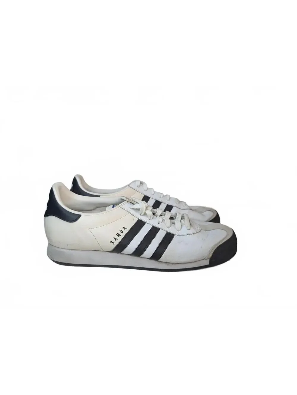 Adidas Samoa Retro White and Black Sneakers Size 13